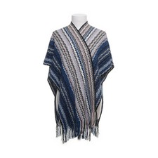 Missoni, Poncho, Größe: ONE SIZE, Blau/Mehrfarbig, Acryl/Wolle, Sonstiges #sa8