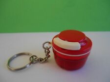 Tupperware Schlüsselanhänger Miniatur Happy Chef Turbo Chef rot NEU