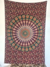 Wandtücher Boho Turkish Red