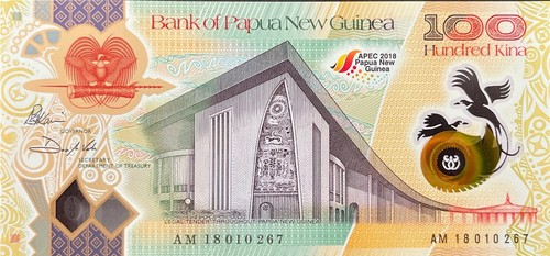 Papua new guinea 100 - 100, kina