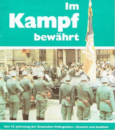 Jahrestag der volkspolizei - der,