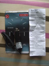 Silvercrest Kfz Ladegerät für Mobiltelefone gebraucht mit Adaptern