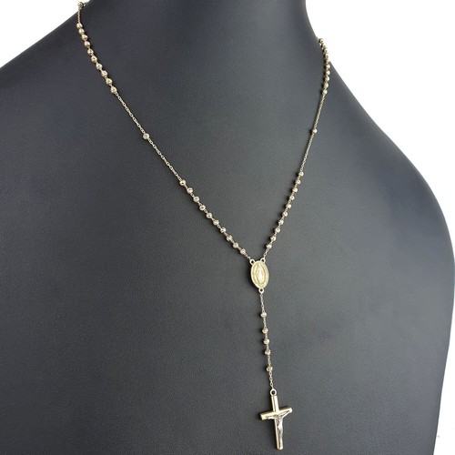 Rosenkranz kette goldkette - y-kette,