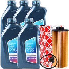 FEBI ÖLFILTER + 5L ORIGINAL
