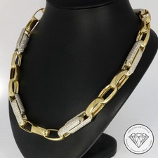 SONDERAKTION WERT 14.180,- Schwere Anker Stab Kette 585 Gold 14k 14 KT 62cm XXYY