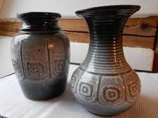 2 Keramik Blumen Vasen