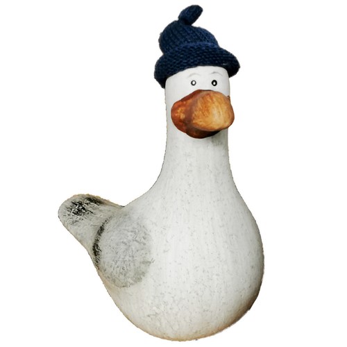 Möwe mit strickmütze - mit,