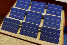 HO/1:87 Solarzellen/Solarpanele Kartonmodellbausatz