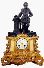 antike kaminuhr "König