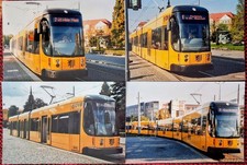 4 Fotos Straßenbahn Dresden