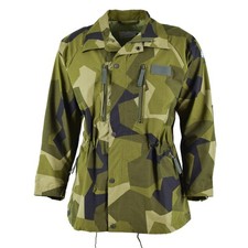 Original Schwedische Armee Feldjacke M90 Tarn Schwer Militärjacke