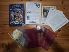 DSA - Das Schwarze Auge Lanze Helm und Federkiel komplett - top - Schmidt Spiele