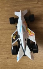 Spielzeug Racing Auto weiß Hot wheels 17cm Mattel Ripcord Racer Flammen