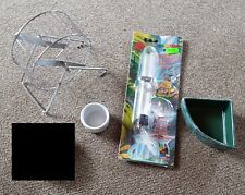 Kleintierzubehör Set: Futternapf, Trinkflasche, Laufrad für Hamster, Mäuse & Co.