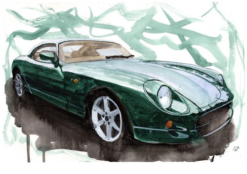 Gemälde eines tvr - eines,
