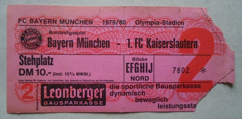 Sammler ticket 1979 fc - sammler, bl