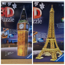 Ravensburger 3D Puzzle LED Big Ben / Eifelturm