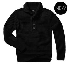 Brandit Jersey Pullover Herren Alpin Pullover Over Größen Black