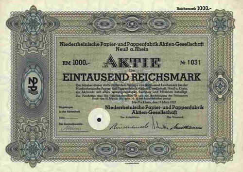 Niederrheinische papier - niederrheinische,