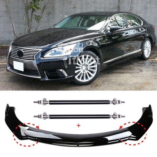 Glänzend schwarz frontspoiler - glänzend,