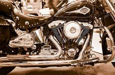 Leinwand Bild Harley Davidson