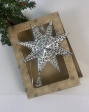 1712/25 1x alter Christbaumspitze Weihnachtsbaumspitze ECKARTINA OVP