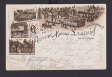 Ansichtskarte Magdeburg Sachsen Anhalt Gastronomie Erholung Restaurant Kurhaus