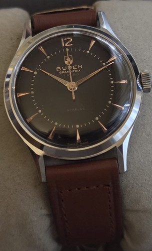 Vintage armbanduhr buren grand - armbanduhr,