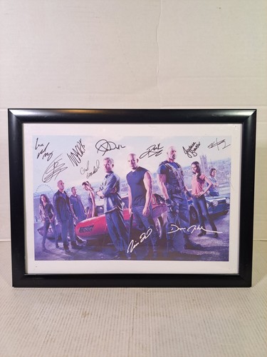 Fast furious cast - fast, signiert