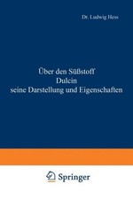 Über den Süßstoff Dulcin