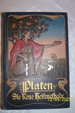 Altes Buch, 1898, Prachtband "Platen Die Neue Heilmethode" 3.Band Supplementband