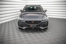Cup Spoilerlippe Front Ansatz V.3 passend für Cupra Leon Mk1 schwarz Hochglanz