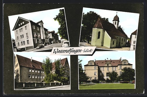Ansichtskarte wasseralfingen - ansichtskarte,