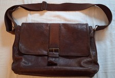 Laptop Notebook-Dokumenten /- Umhängetasche in Leder