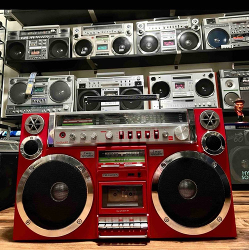Sharp vintage ghettoblaster - vintage,