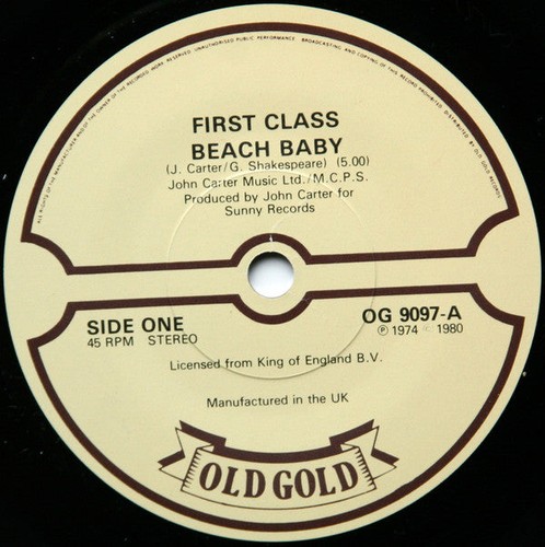 First class beach baby - -,