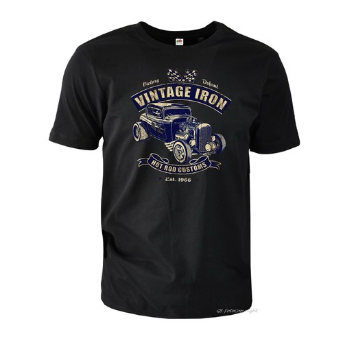 Shirt vintage hot - hot, rod