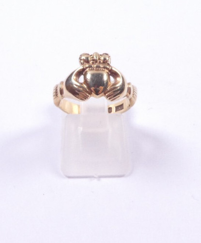 Goldring karat gelb claddagh - goldring, 9