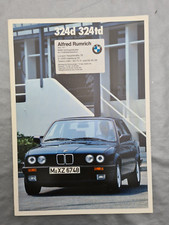 BMW 324d 324td - E30 - Prospekt / Katalog / Broschüre - 02/1987 (AU1215)
