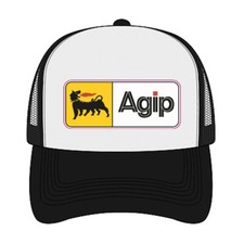 Agip Oil Company Black White