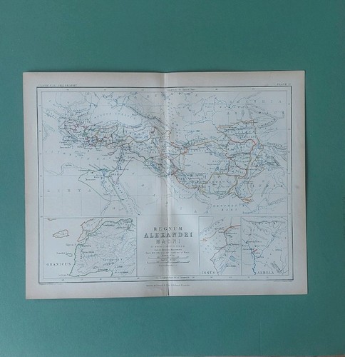 1861 antike karte empire - empire, of