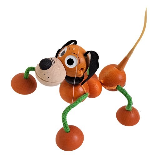 Marionette hund orange - hund,