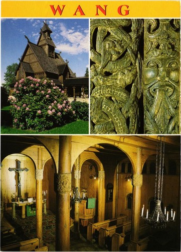 Cpm souvenir kirche wang - souvenir,