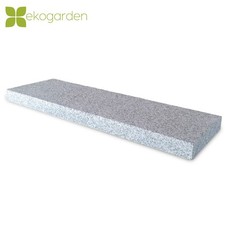 Granit Trittstufe 120x30x6 cm Treppen Naturstein Stufe G602 Bianco Sardo außen