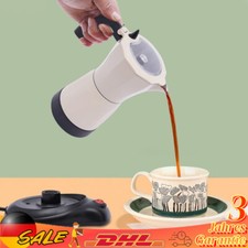 Elektrische Kaffeemaschine Espressokocher 6 Tassen Italia Mokka Kanne 300ML 480W