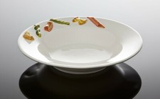 BASSANO Pasta Spagetti Teller- rund  Ausgefallene Italienische Keramik 29x6