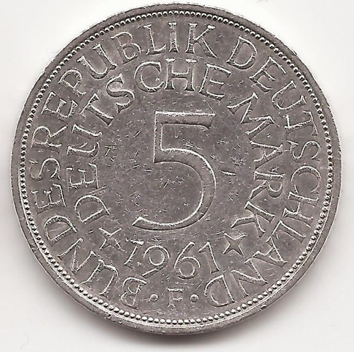 Brd 1961 stuttgart - 5, f,