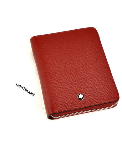 Montblanc leder etui - montblanc, leder-etui