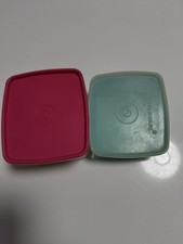 Tupperware 2 x Gefrierdose 311+312 Eiskristall 800 +400 ml mit Deckel gebraucht