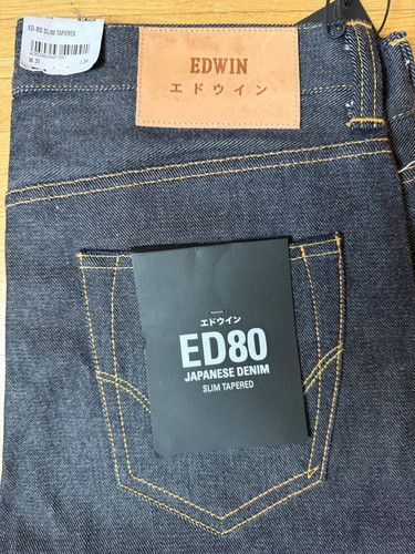 Edwin slim tapered raw - ed,